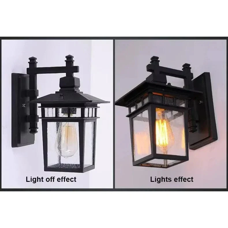 Modern Outdoor Wall Mounted Light Fixture for Entryways and Yards