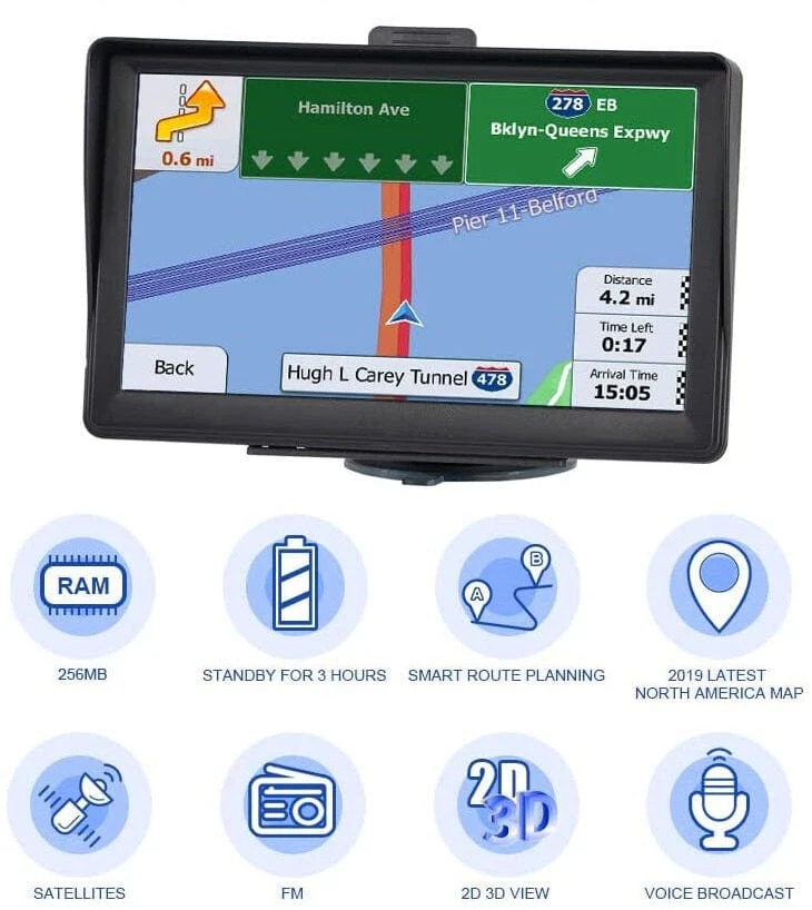 7 Inch GPS Navigation System for Car and Truck