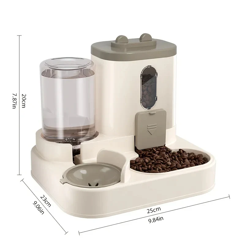 2 in 1 Dog and Cat Feeder with Water Dispenser