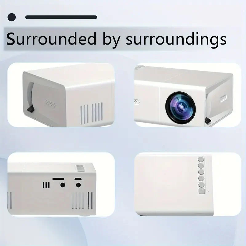 HD 720p  Fast Focus  Portable Projector