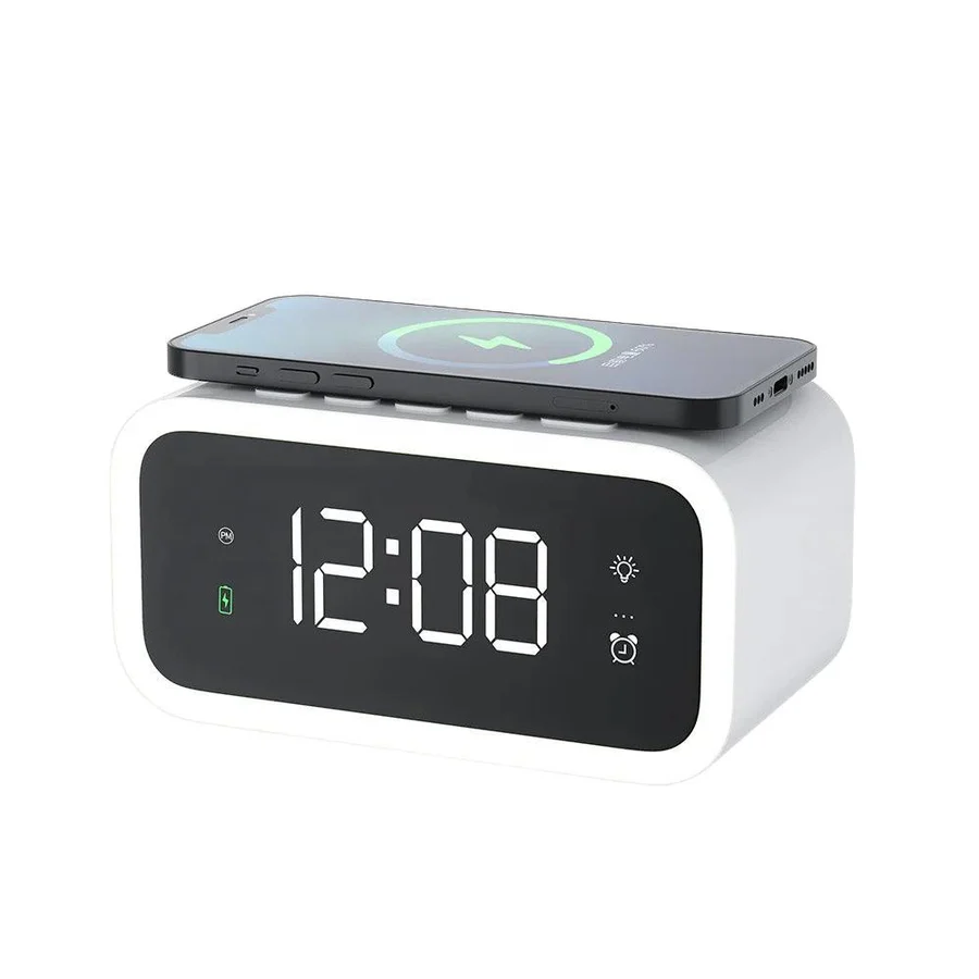 2 in 1 Alarm Clock Multitime Digital Display