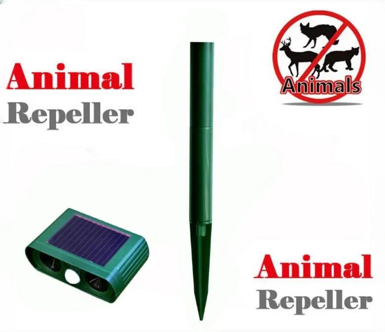 Solar Powered Ultrasonic Animal Repellent
