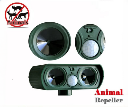 Solar Powered Ultrasonic Animal Repellent
