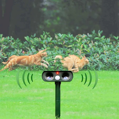 Solar Powered Ultrasonic Animal Repellent