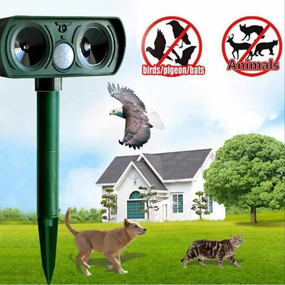 Solar Powered Ultrasonic Animal Repellent