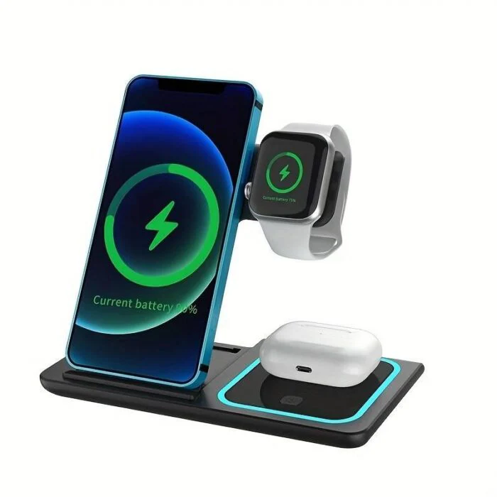 3 in 1 Wireless Induction Charger for IPhone
