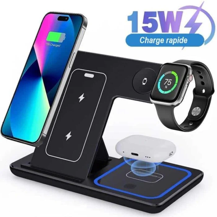 3 in 1 Wireless Induction Charger for IPhone