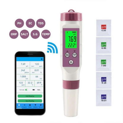 Digital Pool Tester PH and Chlorine Measuring Device for Easy Water Analysis