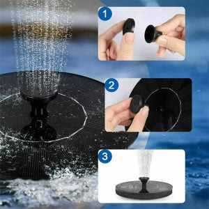 Solar Powered Water Fountain