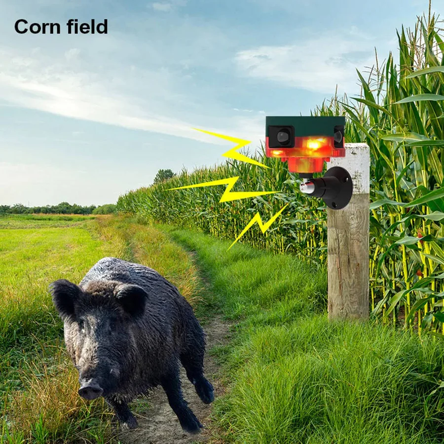 360 Degree Solar Repeller for Pigeon, Bird, Wild Boar, Rabbit and Deer