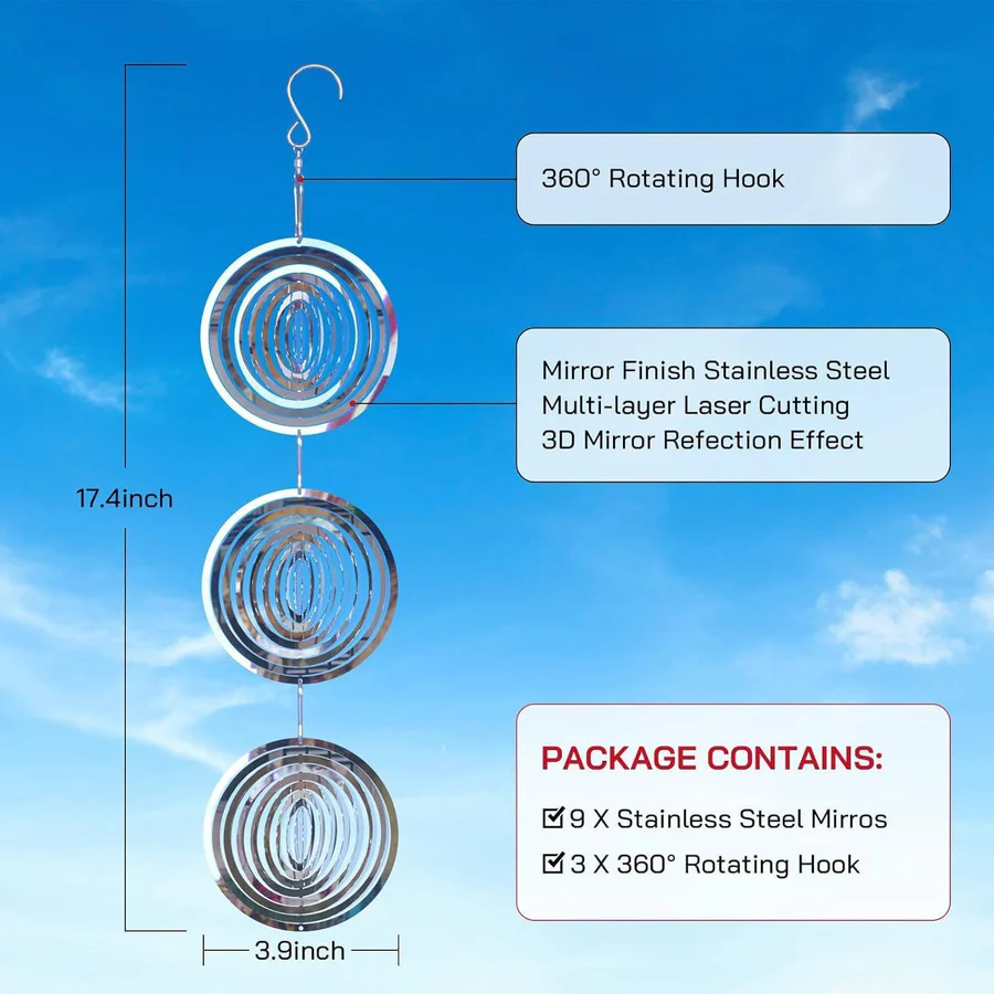 Outdoor Bird Deterrents, Scare Device