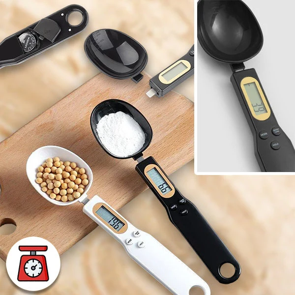 Spoon with Built in Digital Scale