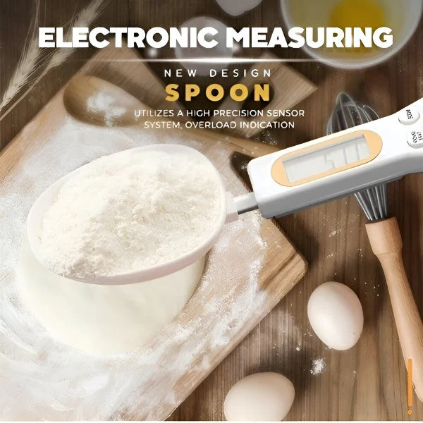 Spoon with Built in Digital Scale