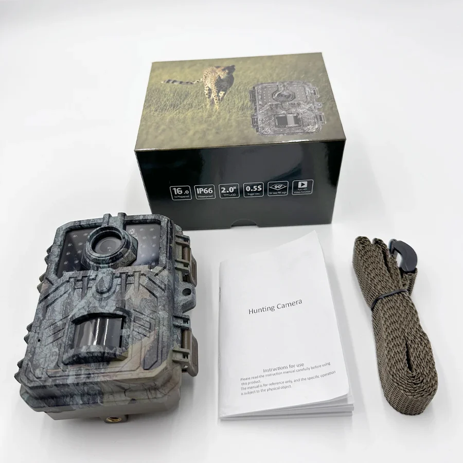 Mini 16MP Night Vision Trail Camera with PIR Motion Tracking