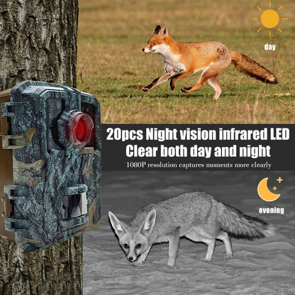 Mini 16MP Night Vision Trail Camera with PIR Motion Tracking