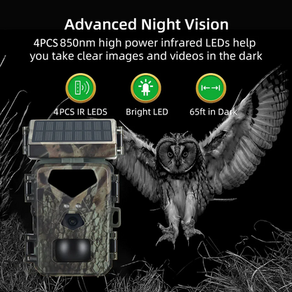 Compact Solar Powered Trail Camera