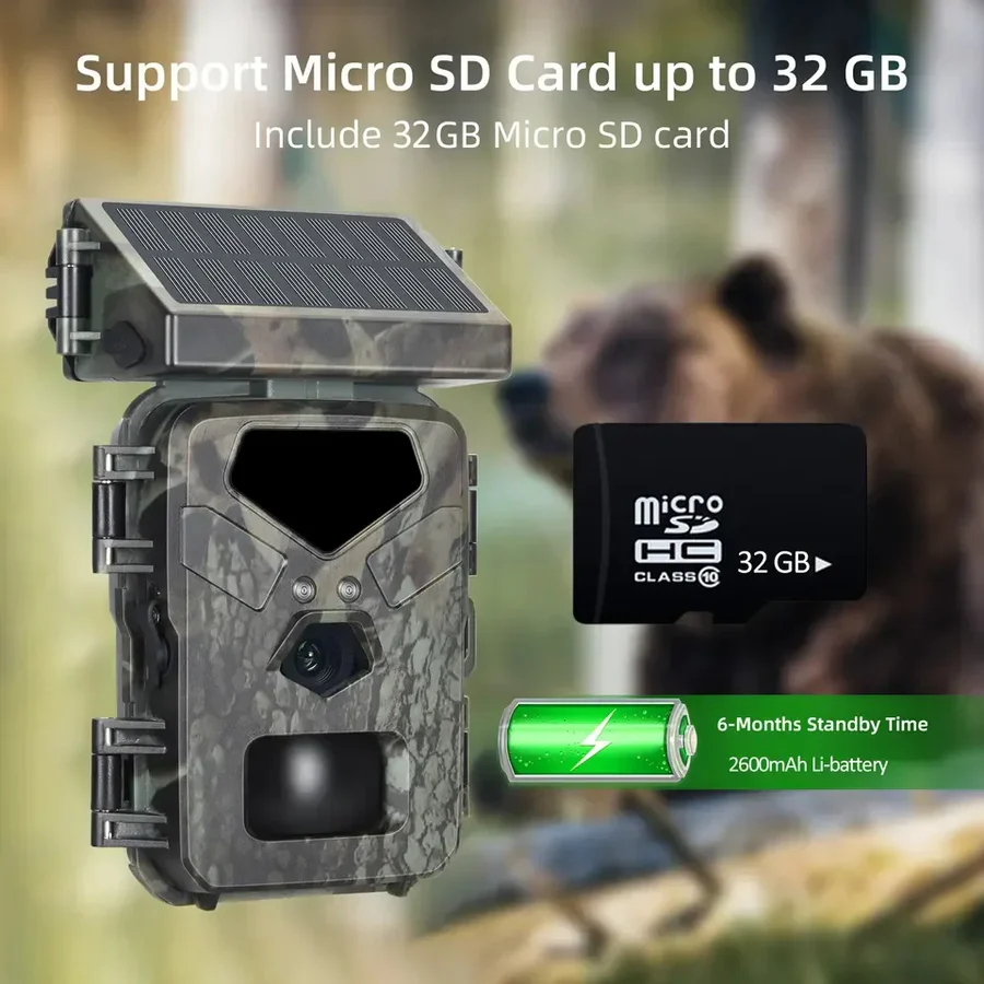 Compact Solar Powered Trail Camera