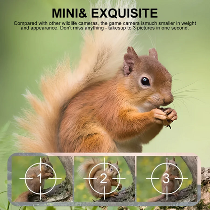 Compact Wildlife Camera with HD Infrared Night Vision