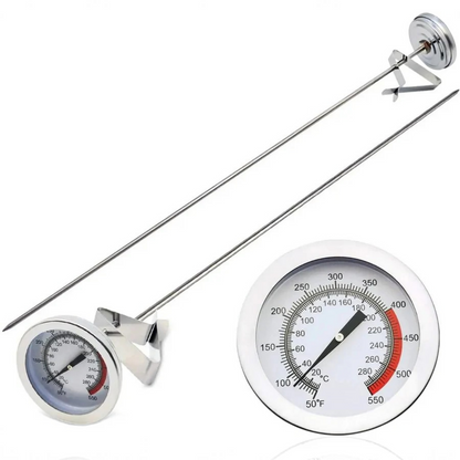 Stainless Steel Deep Fry Thermometer with Long Probe