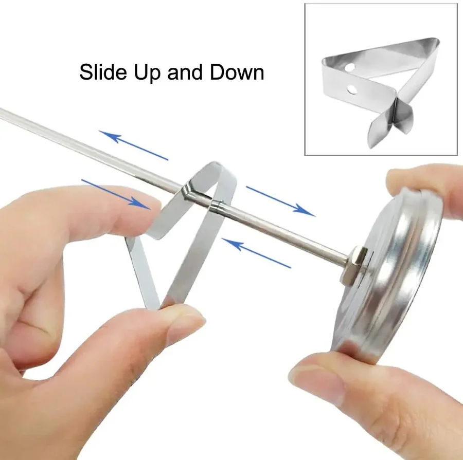 Stainless Steel Deep Fry Thermometer with Long Probe