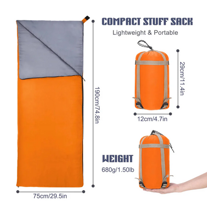 All Season Camping Sleeping Bag for Adults