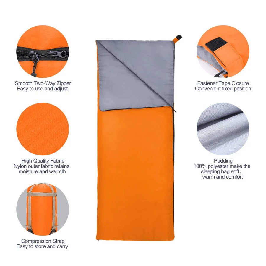 All Season Camping Sleeping Bag for Adults