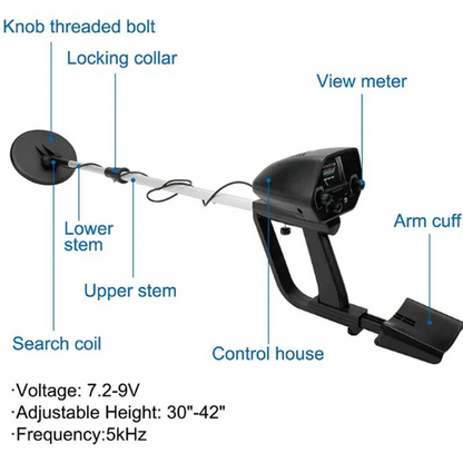 Underground Metal Detector with Search Coil