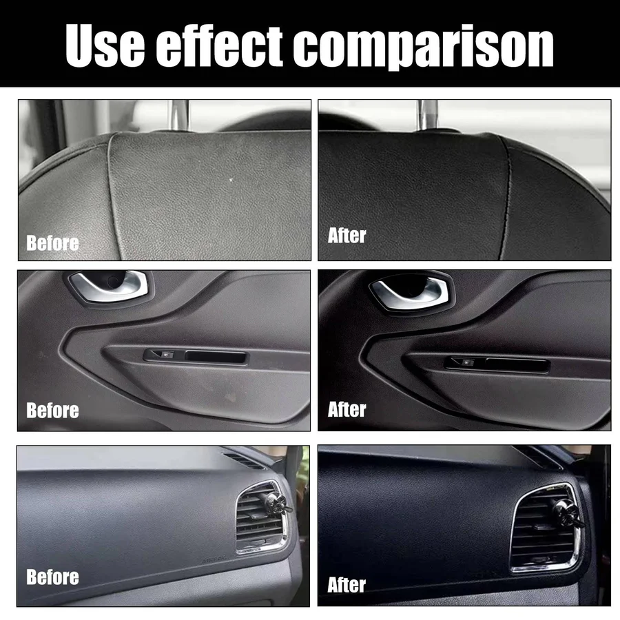 Car Interior Cleaner Spray, Multi-Surface Formula with UV Protection