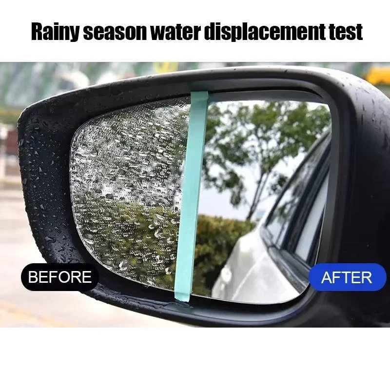 Windshield Water Repellent with Hydrophobic Glass Coating