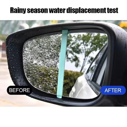 Windshield Water Repellent with Hydrophobic Glass Coating