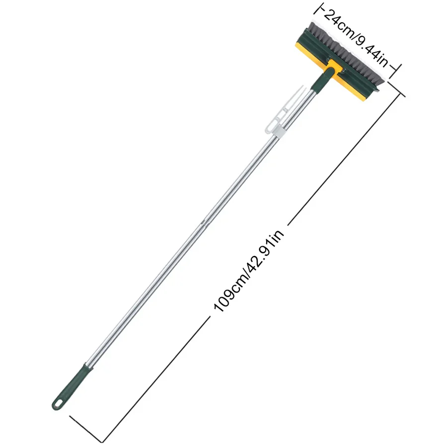 Long Handle Floor Scrub Brush with Stiff Bristles