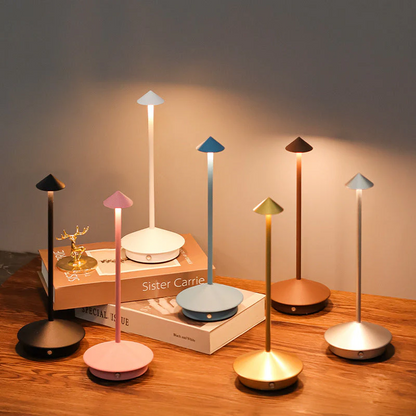 LumiGlow Wireless LED Table Lamp Sleek & Modern Design