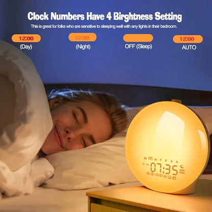 Gentle Rise Smart Wake Up Light with Nature Sounds