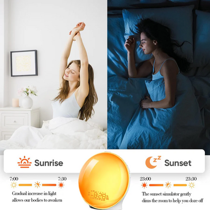 Gentle Rise Smart Wake Up Light with Nature Sounds