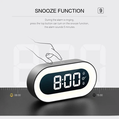 Sunrise Gentle Light Alarm Clock, USB Powered