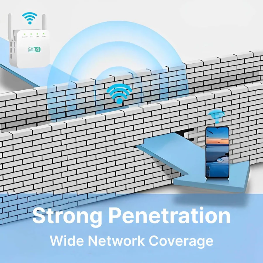 Powerful Long Range WiFi Repeater