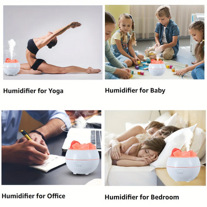 3 in 1 Salt Lamp Essential Oil Diffuser