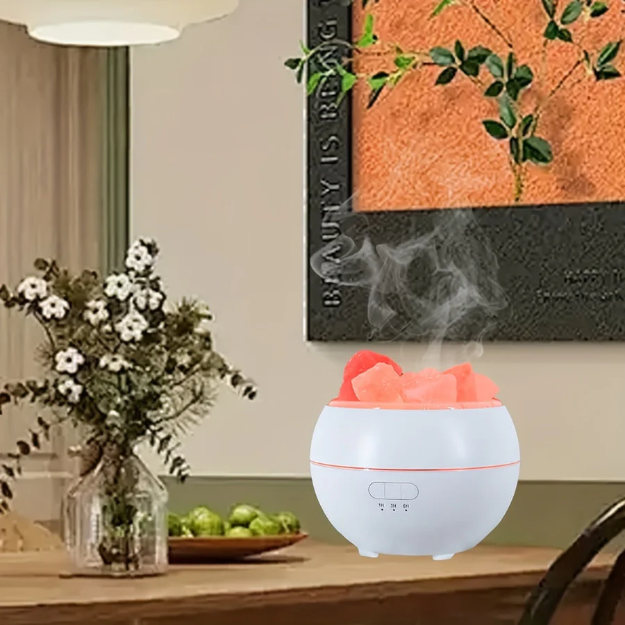 3 in 1 Salt Lamp Essential Oil Diffuser