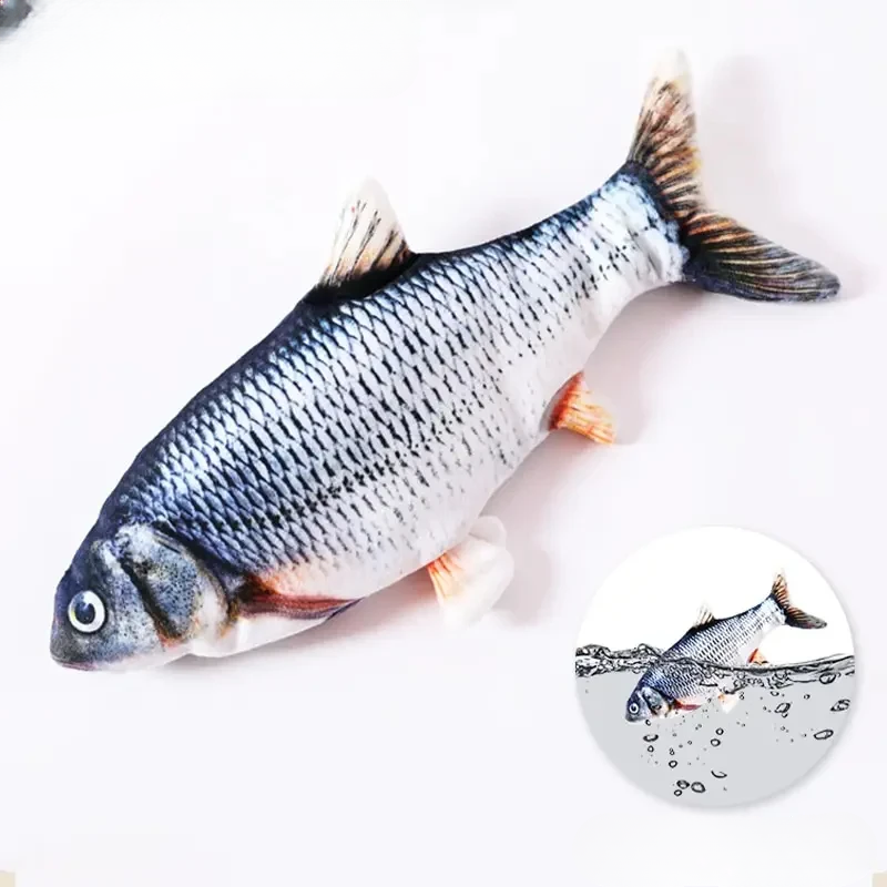USB Charging Interactive Cat Toy Fish