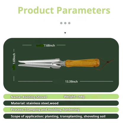 5-in-1 Stainless Steel Weed Puller Tool