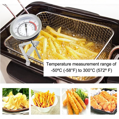 Stainless Steel Deep Fry Thermometer with Long Probe