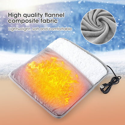 Electric Foot Warmer with Push Button Control and Constant Heat