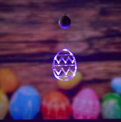 LED Light Up Easter Eggs String Lights, Colorful Decorative Easter Egg Lights for Home Party Decor