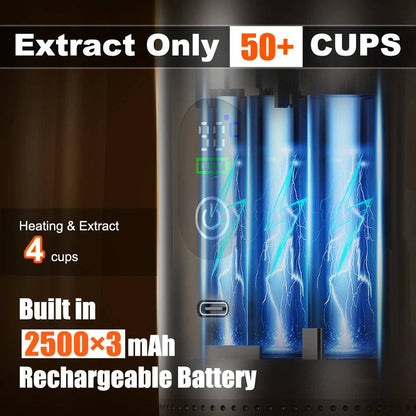 Portable Mini Coffee Machine for Car, Home, Camping, Espresso,Nespresso, Ground Coffee