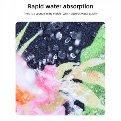 Multi Purpose Sponge Water Absorption Mat for Kitchen, Bathroom