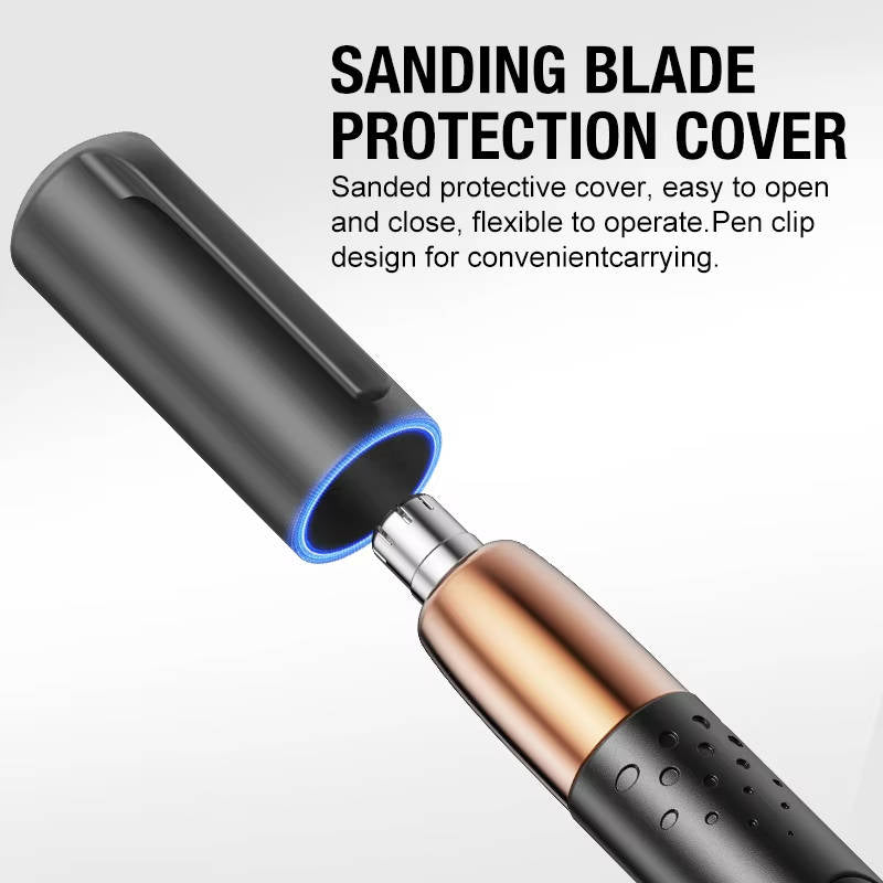 Professional Electric Nose Ear Hair Trimmer for Men & Women, Portable, USB Rechargeable, Compact