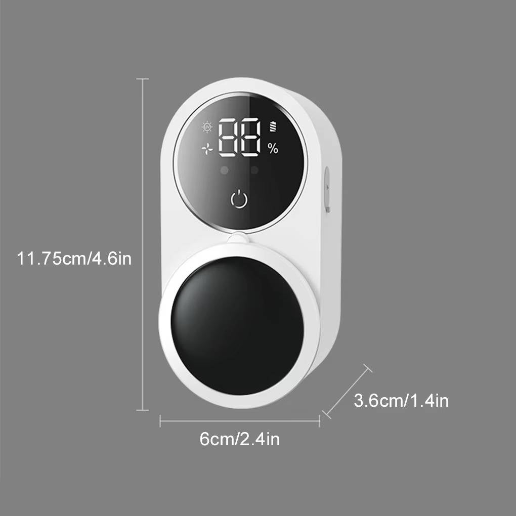 UV Toothbrush Sterilizer & Holder, Wall Mount Automatic Induction Sanitizer, Touchless Bathroom Organizer for Electric & Manual Brushes