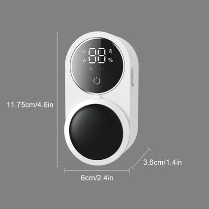 UV Toothbrush Sterilizer & Holder, Wall Mount Automatic Induction Sanitizer, Touchless Bathroom Organizer for Electric & Manual Brushes