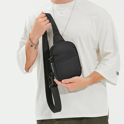 Mens Sling Bag Crossbody Small Chest Bag Lightweight Shoulder Bag