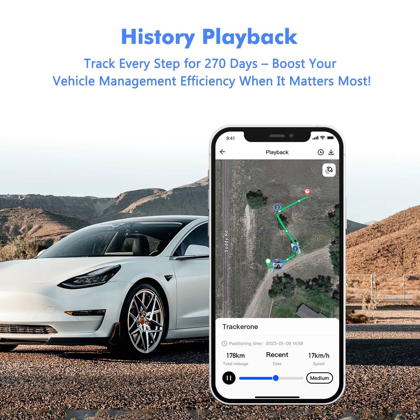 Hidden Wireless GPS Tracker, Global Real Time Car Locator with IoT SIM, Vibration Alarm & Geo Fence, Long Life Anti Theft Device